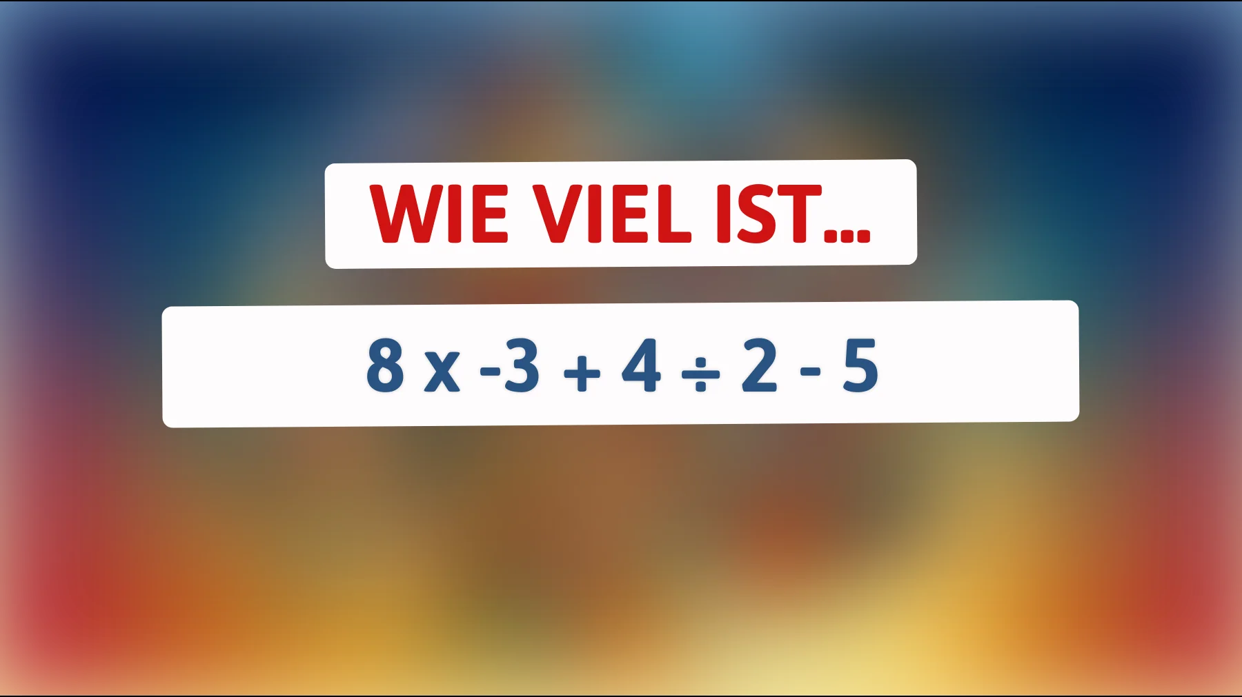 Kannst du das knifflige Rätsel lösen, das nur Genies zu knacken vermögen? Teste dein mathematisches Geschick!"